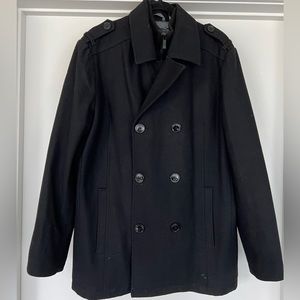 Kenneth Cole Reaction Men’s Wool Blend Peacoat - M